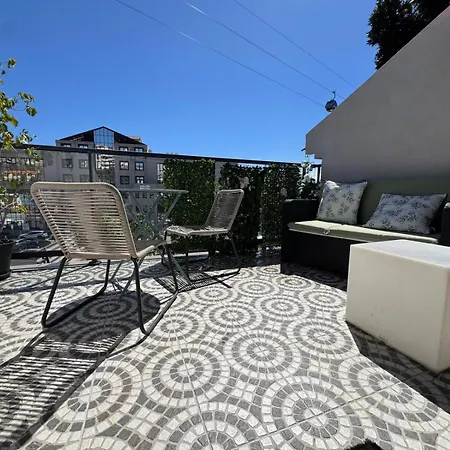 House In The Heart Of With Big Balcony